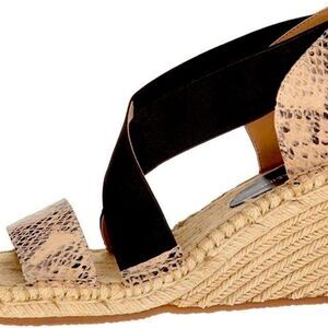 Adrienne Vittadini espadrille wedge sandal.